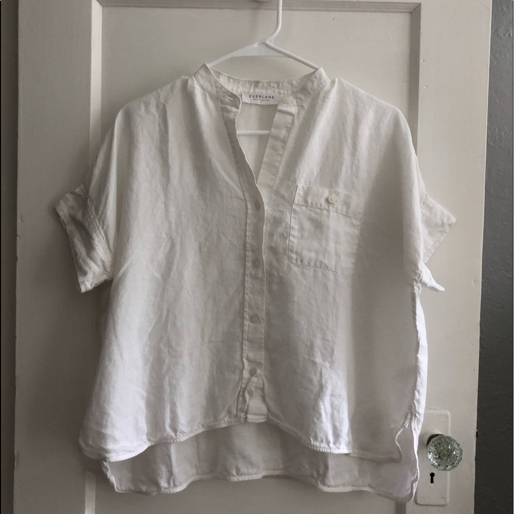Everlane linen square shirt